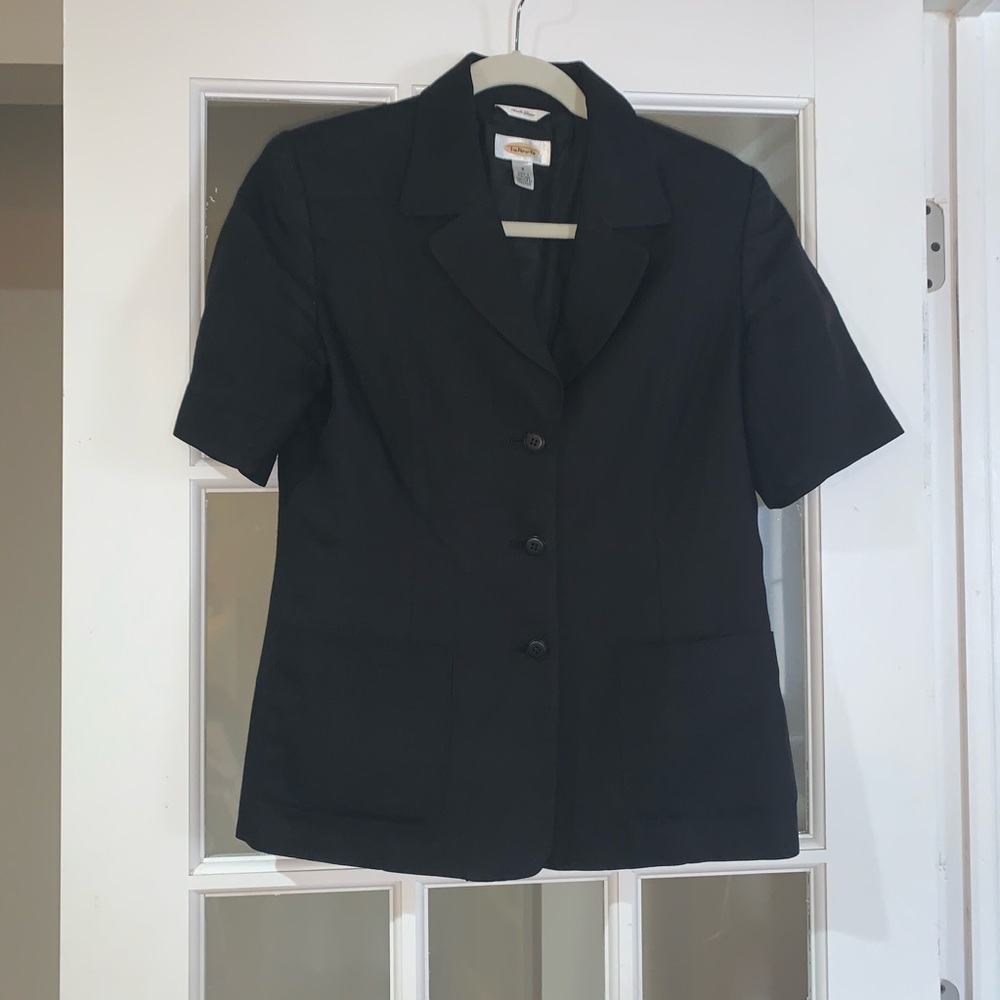 Talbots Irish linen short sleeved jacket